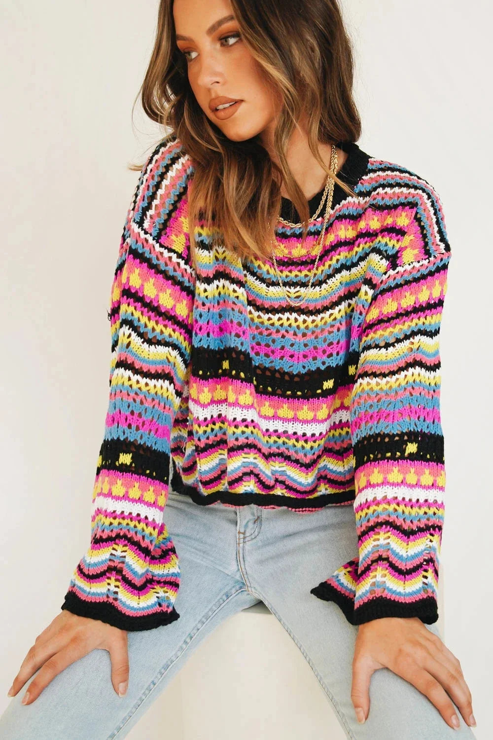 EB | Trendy Lose Strickpullover