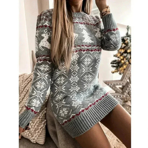 EB | Kleid Damen Weihnachtskleid für Wintermode