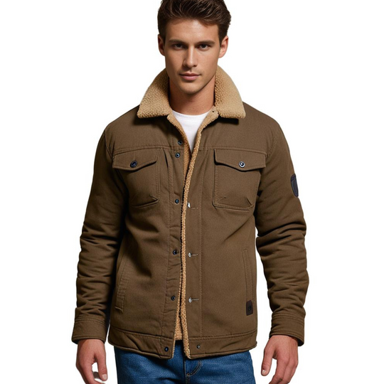 EB | Winter Bomberjacke Vintage Stil - Warm Gefüttert für Freizeit und Alltag