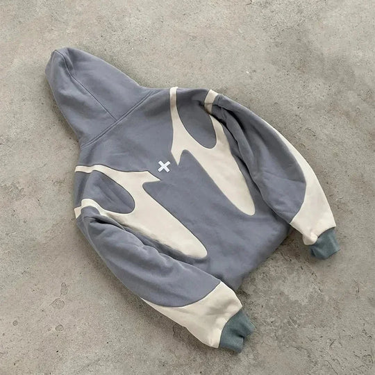 EB | Zip Hoodie mit Teufelsmotiv