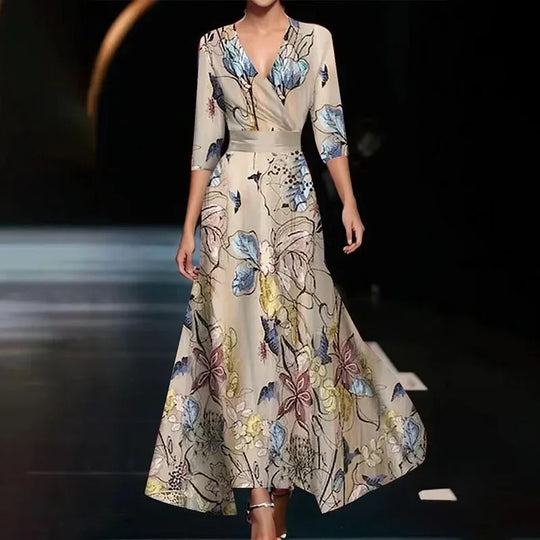 EB | Elegantes Maxikleid mit Blumenmuster