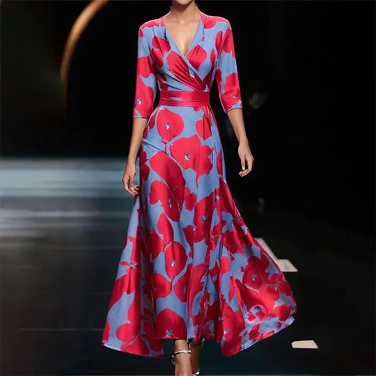 EB | Elegantes Maxikleid mit Blumenmuster