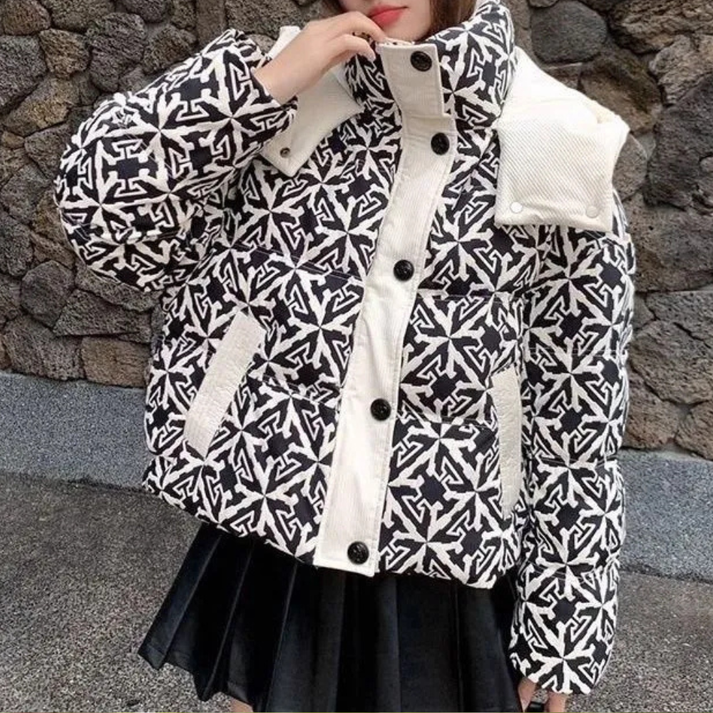 EB | Winterbereite Moderne Pufferjacke für Frauen