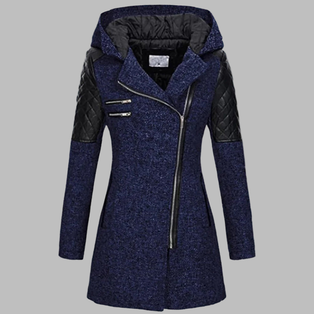 EB | Lange Winterjacke mit Kapuze für Damen
