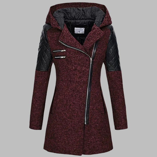 EB | Lange Winterjacke mit Kapuze für Damen