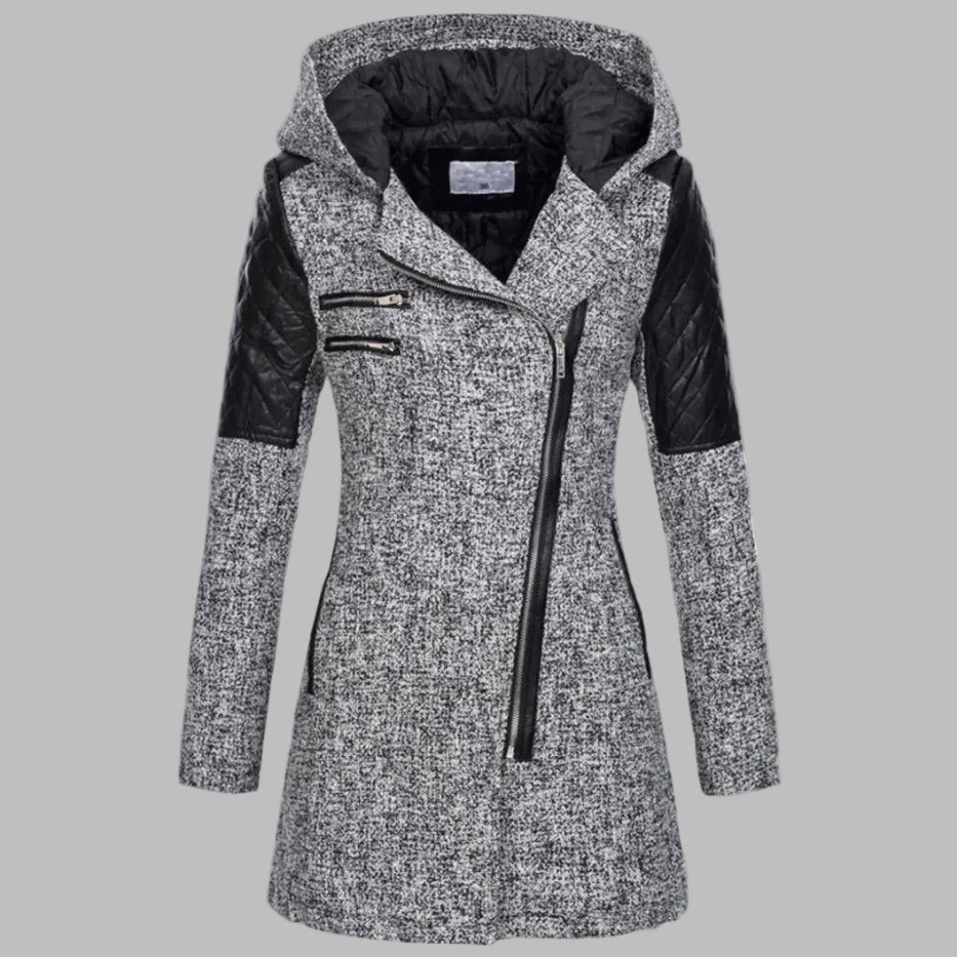 EB | Lange Winterjacke mit Kapuze für Damen