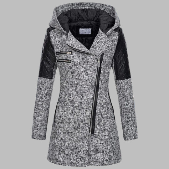 EB | Lange Winterjacke mit Kapuze für Damen