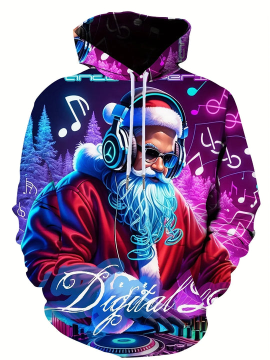 EB | Hoodie mit Weihnachtsdruck - Warmer & moderner Pullover für die Feiertage