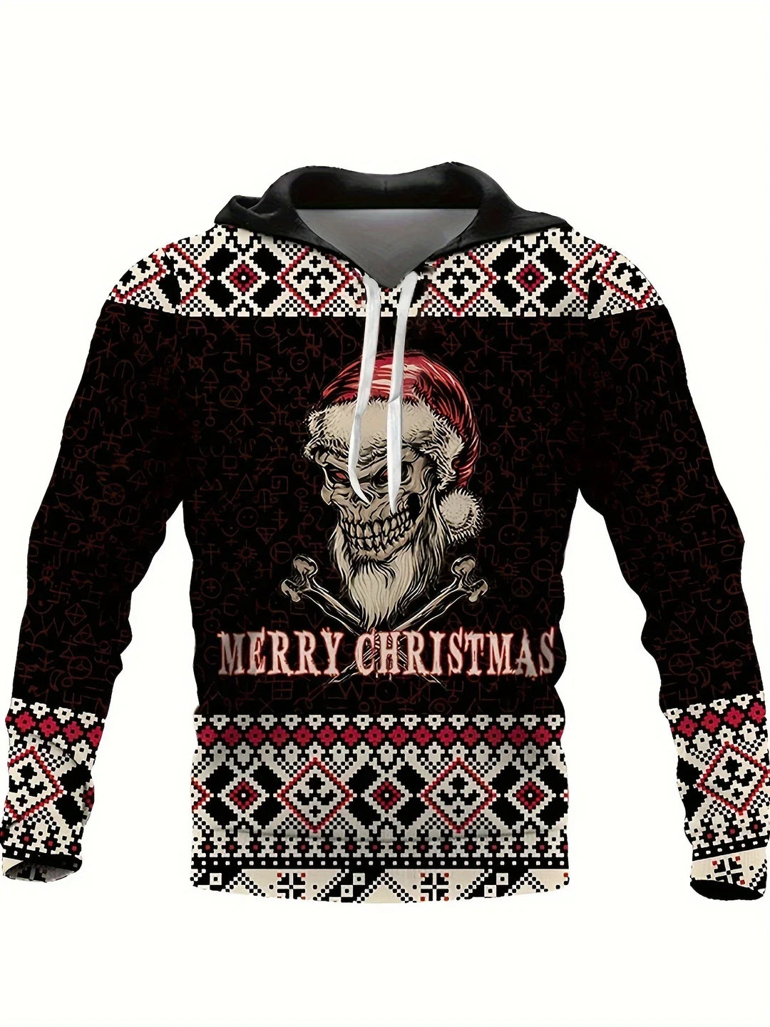 EB | Hoodie mit Weihnachtsdruck - Warmer & moderner Pullover für die Feiertage