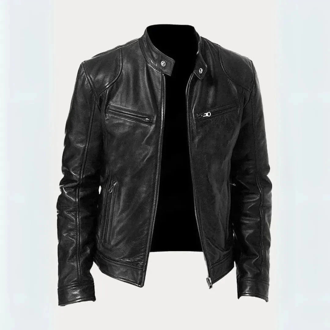 EB | Leder Moto-Jacke