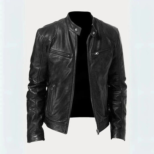 EB | Leder Moto-Jacke