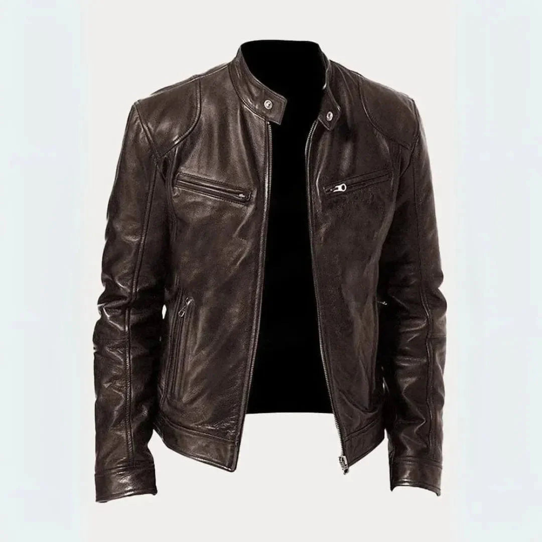 EB | Leder Moto-Jacke