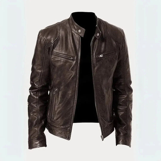 EB | Leder Moto-Jacke