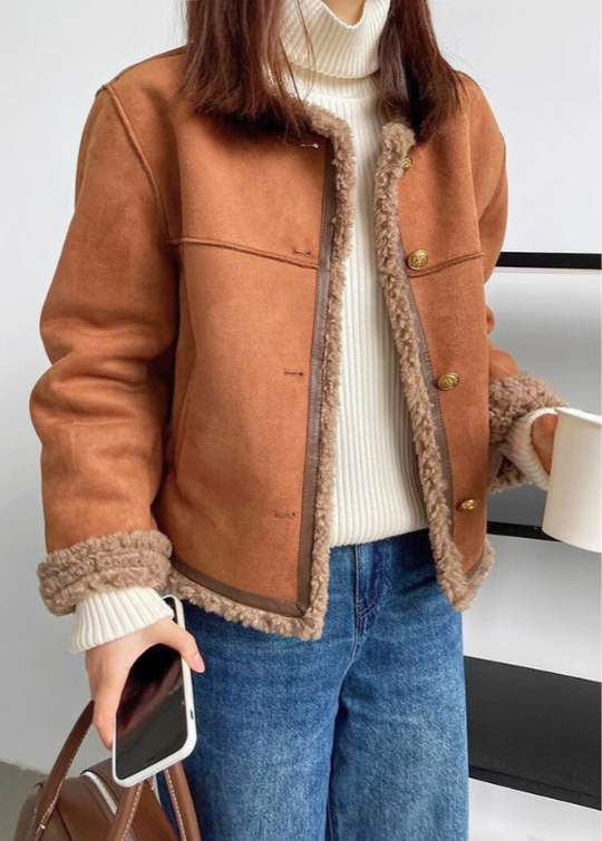 EB | Gemütliche Shearling-Futterjacke