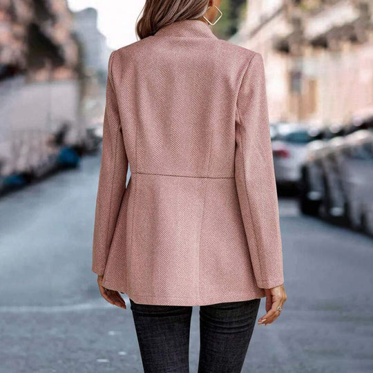 EB | Blush Pink Blazer Polyester Schick und Aktualisiert