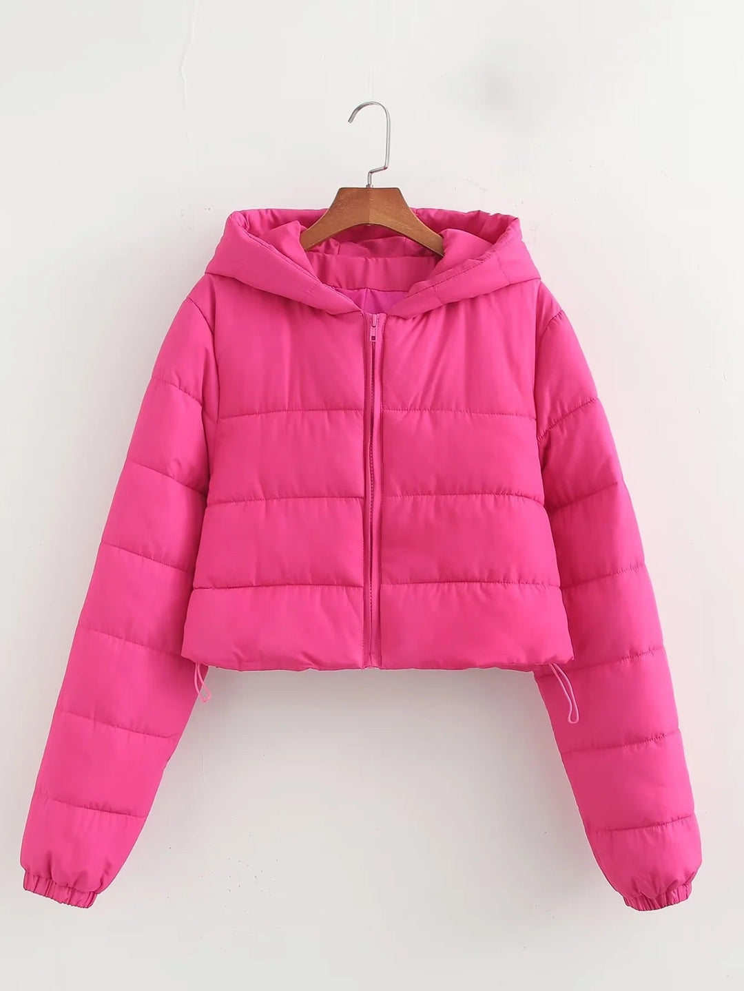 EB | Kapuzen Cropped Slim Winterjacke