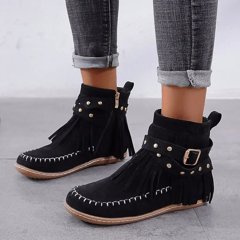 EB | Rundkopf-Winterstiefel für Damen – Stilvolles & Bequemes Schneeschuhwerk