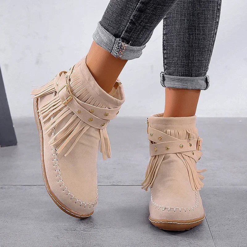 EB | Rundkopf-Winterstiefel für Damen – Stilvolles & Bequemes Schneeschuhwerk