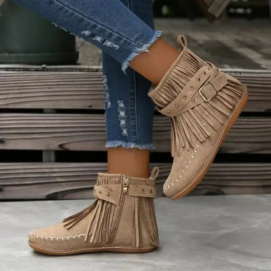 EB | Rundkopf-Winterstiefel für Damen – Stilvolles & Bequemes Schneeschuhwerk