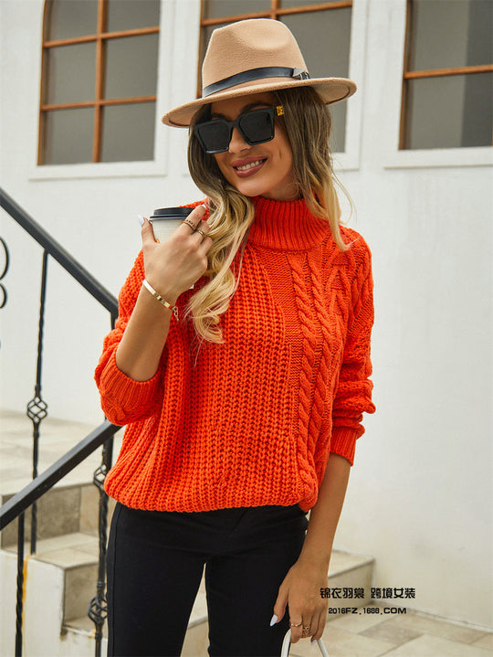 EB | Rollkragenpullover Chic Moderner Stil Ideal für den Winter