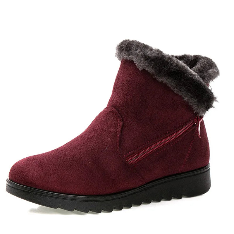EB | Winter Plush Reißverschluss Rutschfeste Stiefel