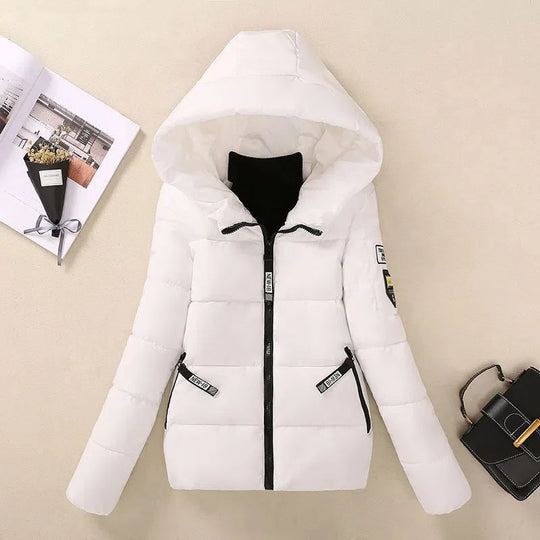 EB | Gefütterte Winterparka mit Kapuze Warme Jacke