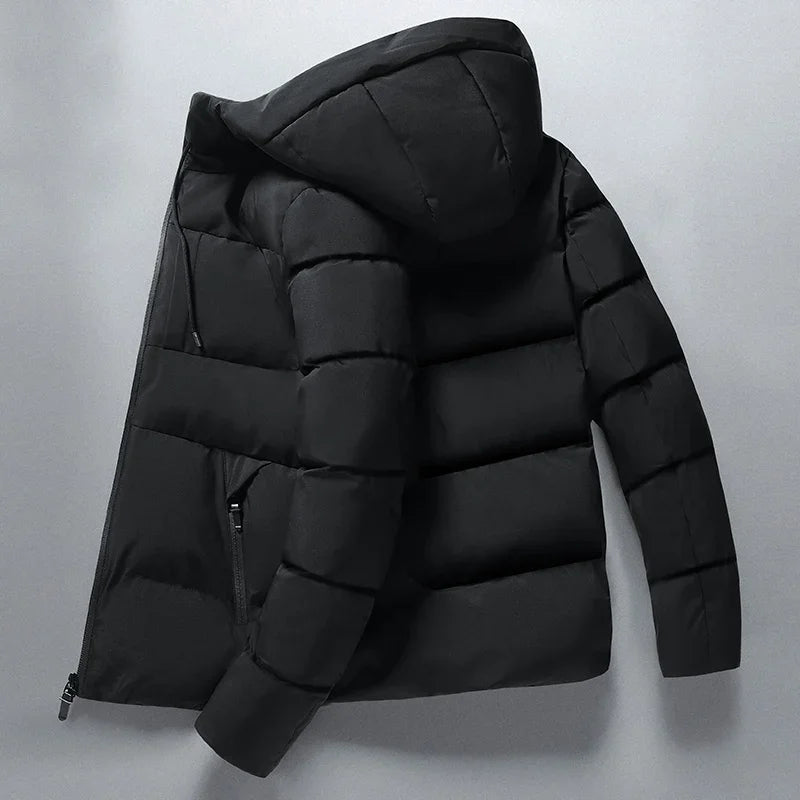 EB | Gepolsterte Winterjacke mit Kapuze Polyester Warm und Funktional
