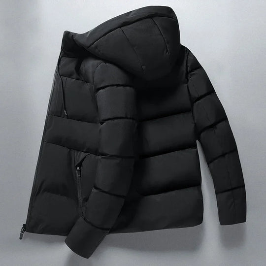 EB | Gepolsterte Winterjacke mit Kapuze Polyester Warm und Funktional