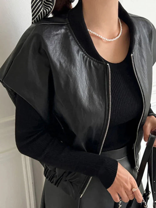 EB | Lederjacke Eng & Trendy