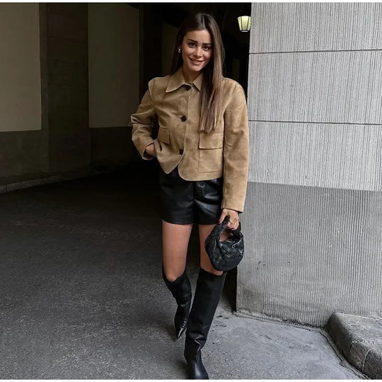 EB | Damen Wildlederjacke