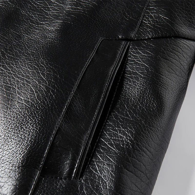 EB | Lederjacke mit Kragen - Liam