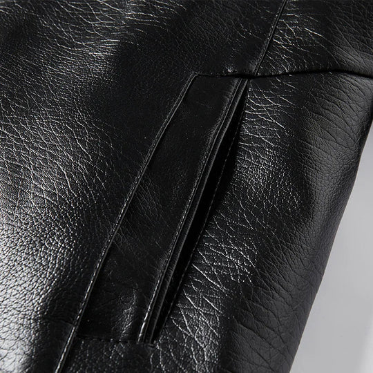 EB | Lederjacke mit Kragen - Liam