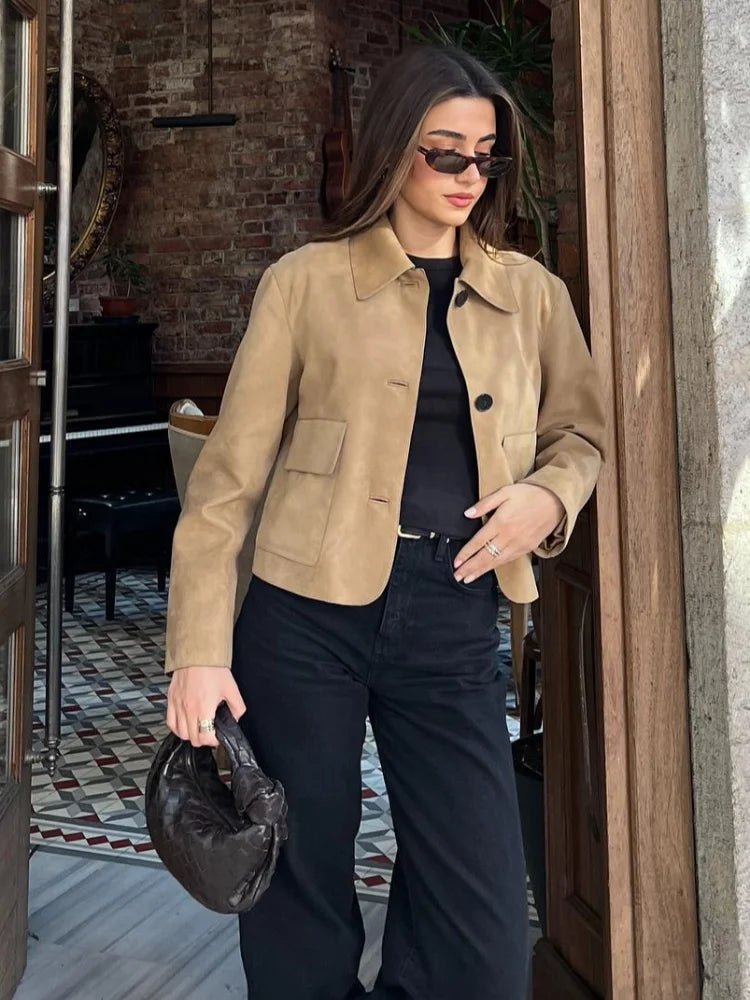 EB | Damen Wildlederjacke