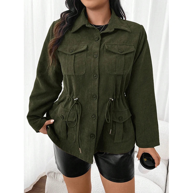EB | Cordjacke mit Taschen für Damen