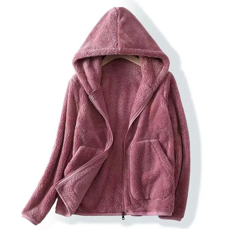 EB | Überdimensionales Fleece-Sweatshirt mit Kapuze