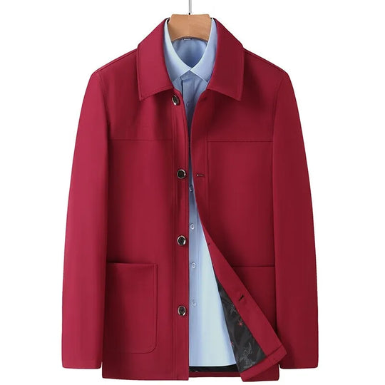 EB | Freizeitjacke mit Aufgesetzten Taschen und Knöpfen - Samuel