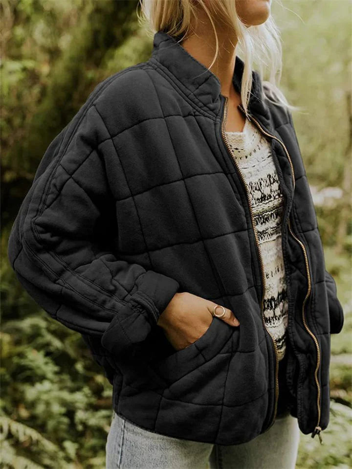 EB | Lockere Jacke Aus Dicker Baumwolle