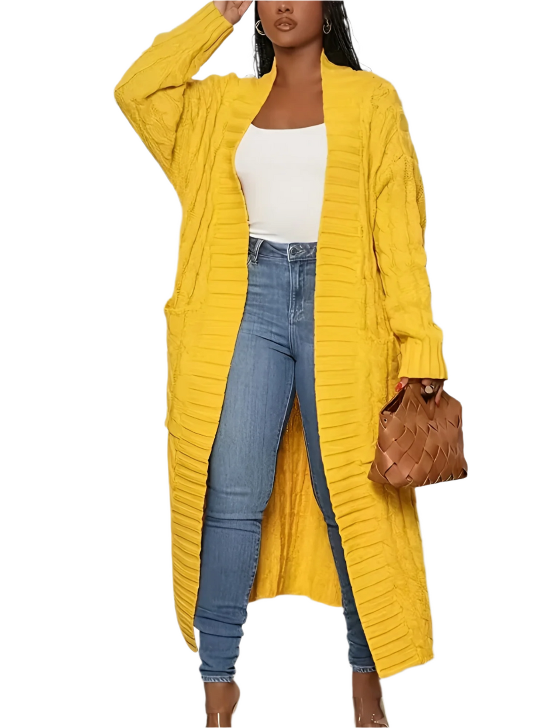 EB | Gestickte Lange Damenjacke