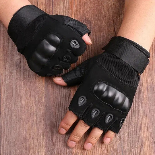 Tactical Hard Knuckle Half Finger Handschuhe EB