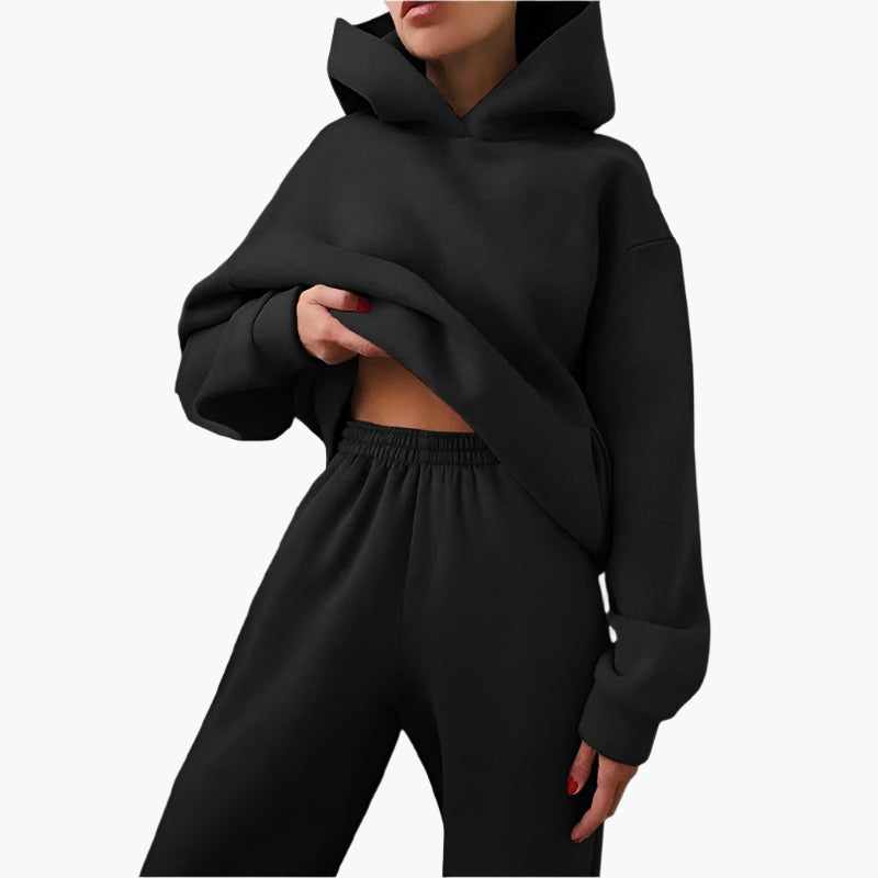 EB | Oversize Lounge Set Kapuzenpullover und Jogginghose - Komfortabler Freizeitlook