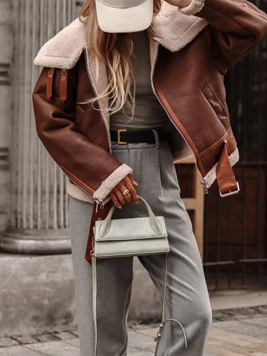 EB | Kunstlederjacke mit Edler Optik
