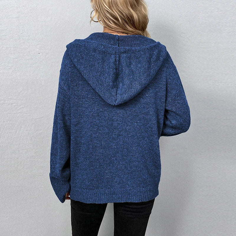 EB | Strickjacke mit Kapuze