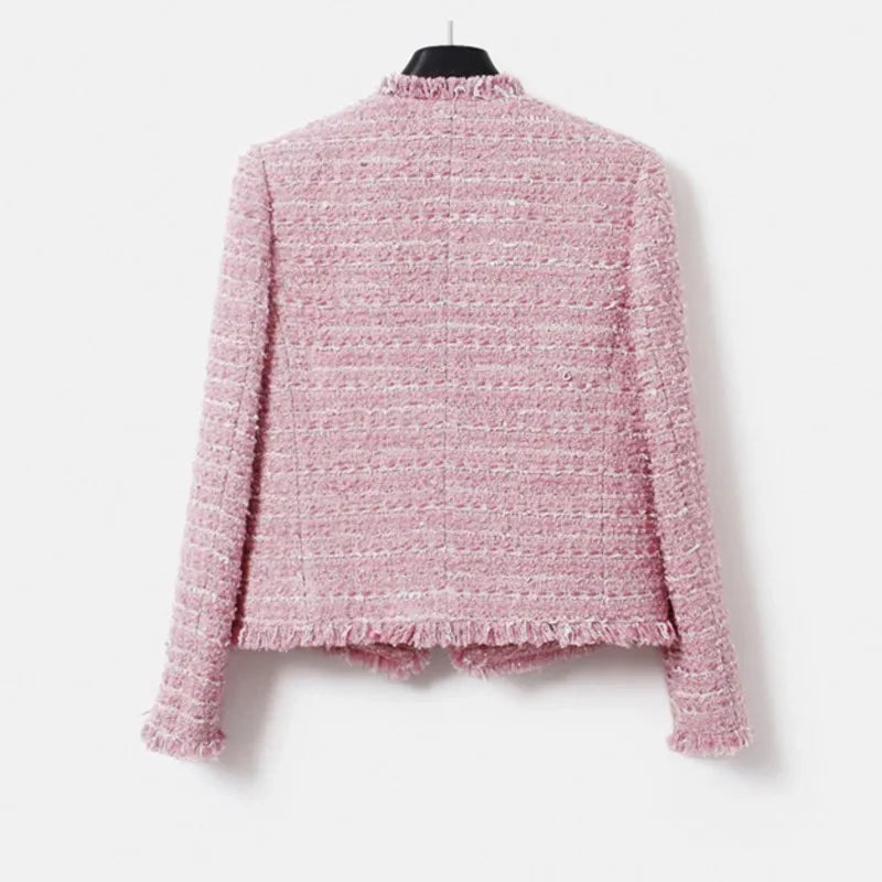 EB | Jacke Aus Größem Tweed Herbst/Winter Socialite Quastendesign