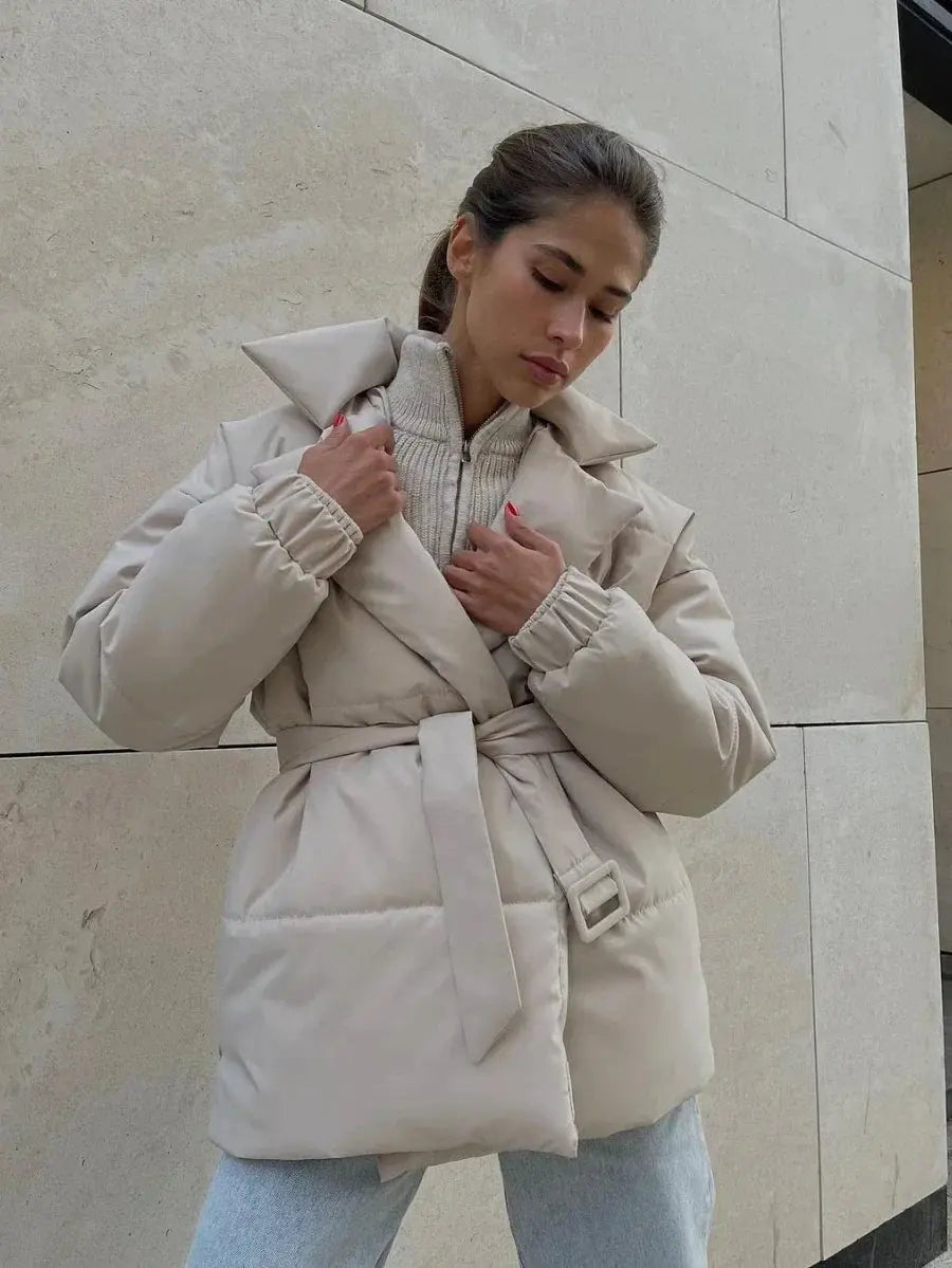 EB | Pufferjacke mit Gürtel