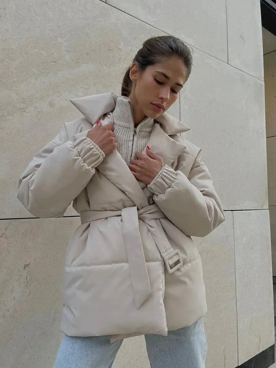 EB | Pufferjacke mit Gürtel