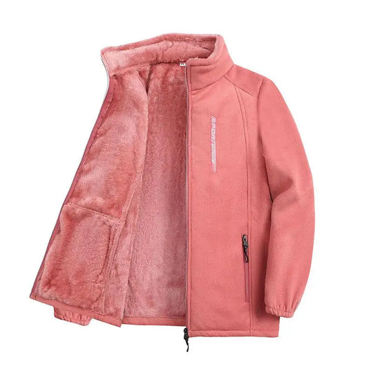 EB | Fleece Zip-Up Cardigan