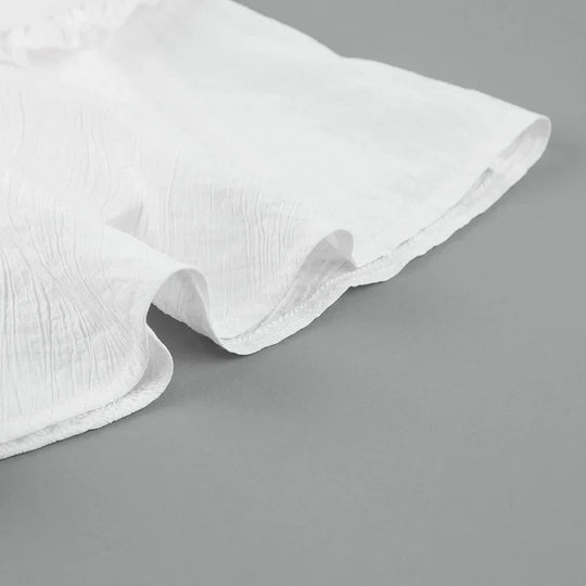 EB | Weiße Sommerkleid mit Schnürung