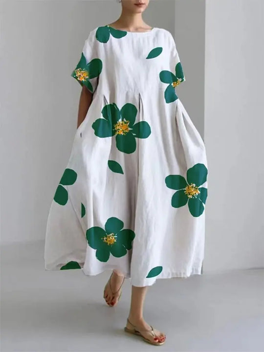 Premium bedrucktes Maxikleid