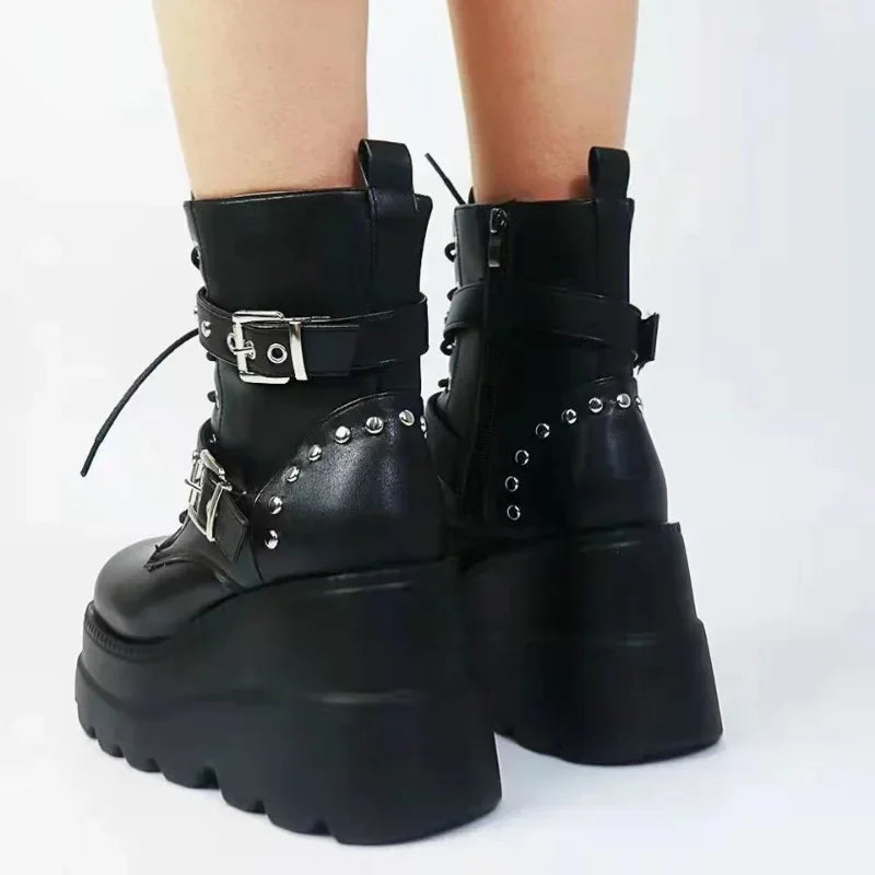 EB | Mühelos Gothische Eleganz Stiefel