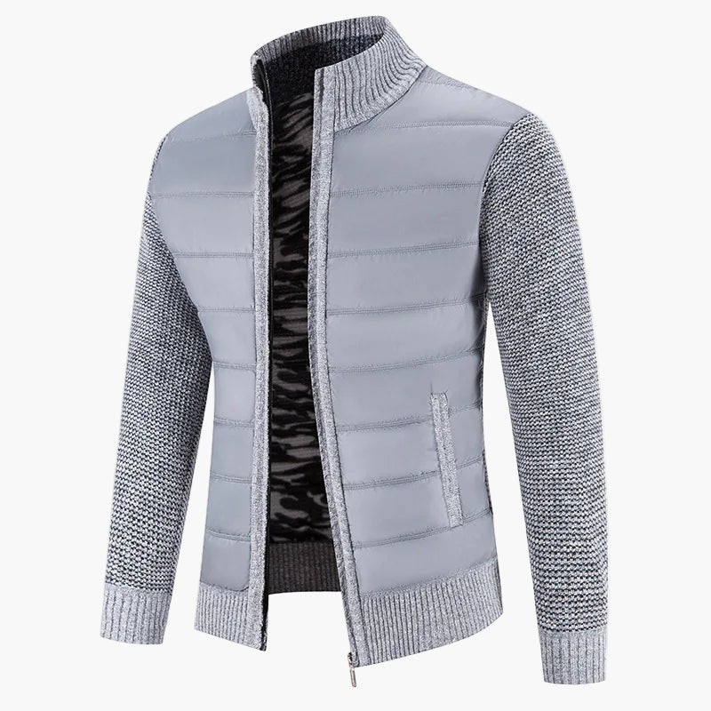 EB | Stepp-Strickjacke mit Reißverschluss - Lässiger Urban Style für Alltag und Freizeit